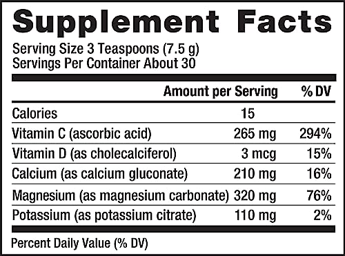 Natural Vitality CALM Magnesium Supplement Drink Mix Plus Calcium, Anti-Stress Drink Mix Powder, With Calcium, Vegetarian & Non-GMO, Raspberry Lemon, 8 oz