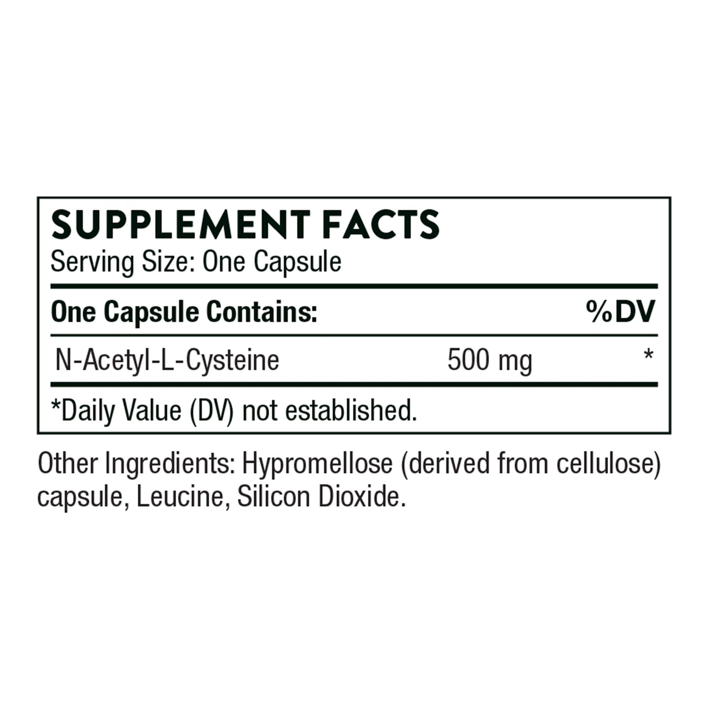 THORNE NAC - N-Acetylcysteine - 500mg - Supports Respiratory Health and Immune Function; Promotes Liver and Kidney Detox - 90 Capsules