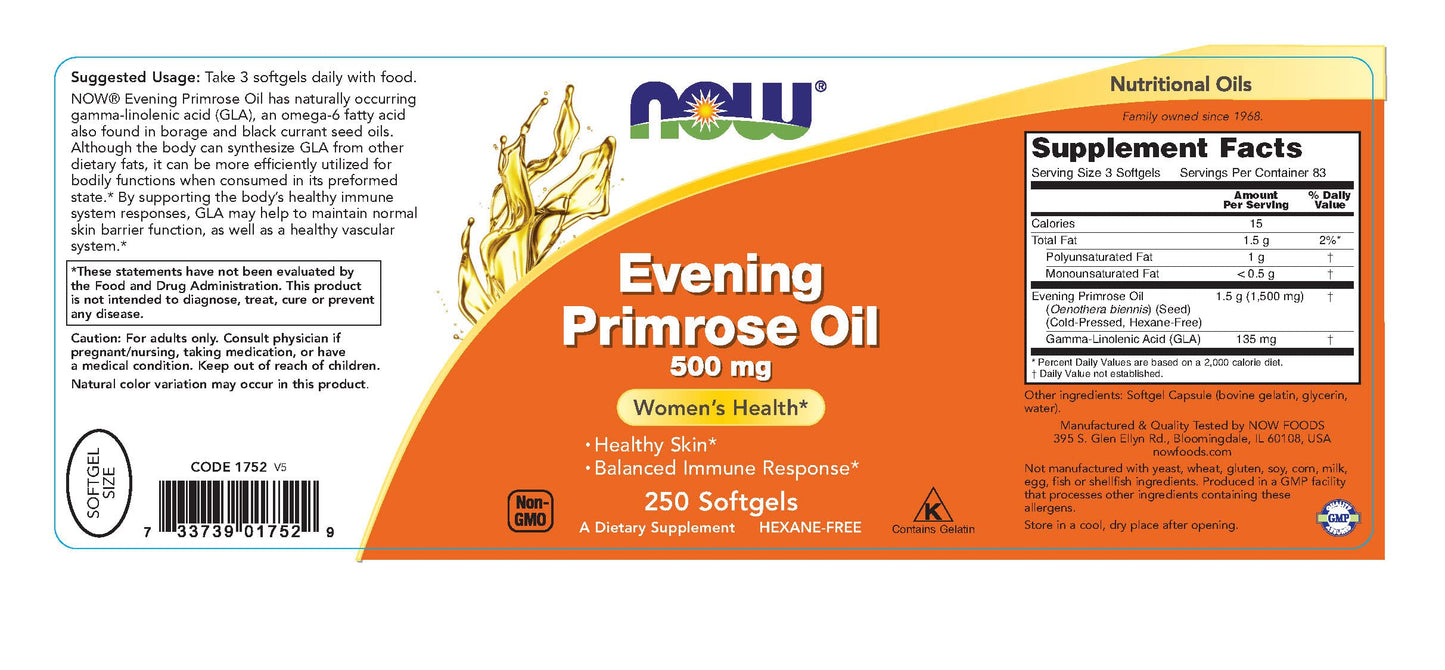 Evening Primrose Oil 250SG